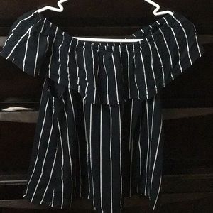 Navy blue girls shirt